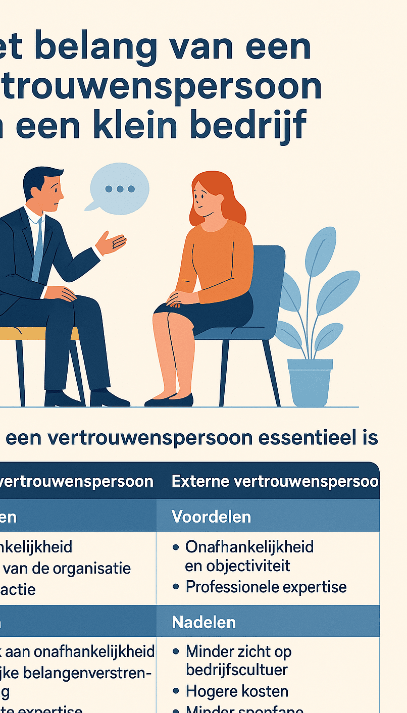Het belang van een vertrouwenspersoon in een klein bedrijf