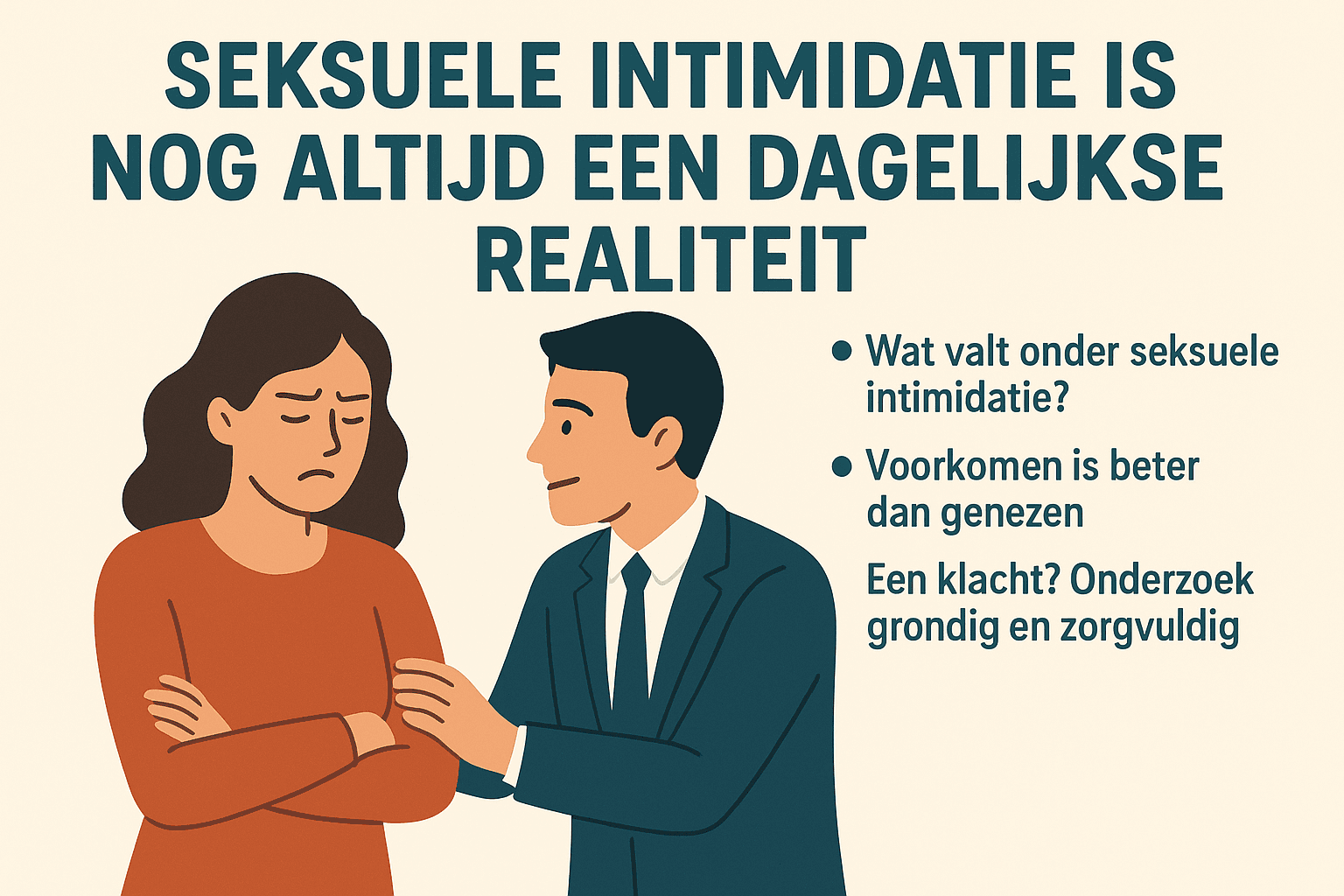 Seksuele intimidatie is nog altijd een dagelijkse realiteit